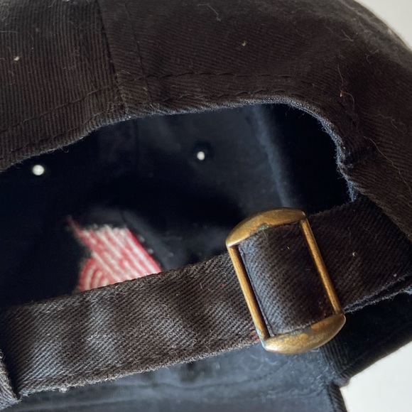 Portland Trailblazers Cotton Black OS Adult Hat StrapBack Baseball Hat NBA - Picture 5 of 6